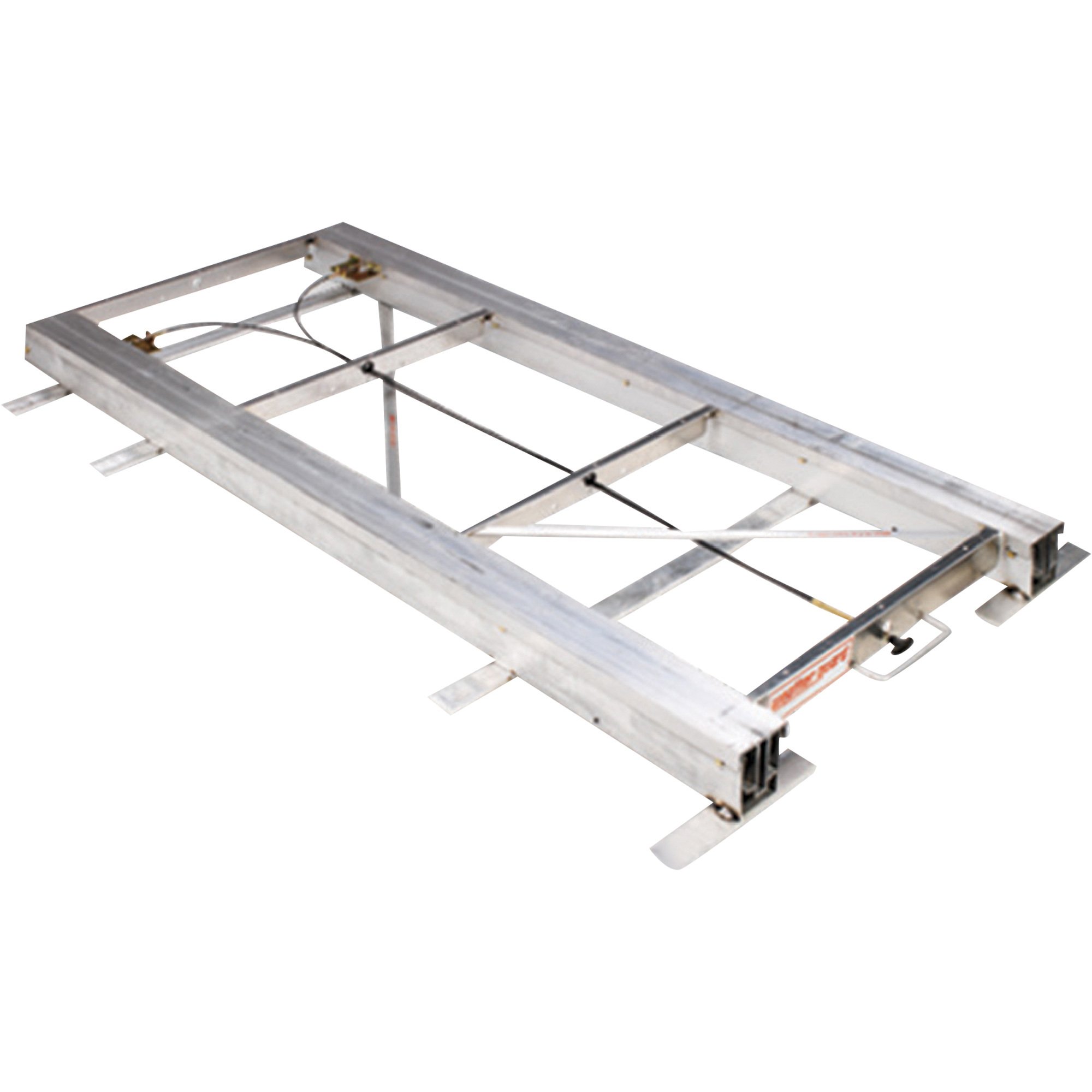 Weather Guard Bed Rat Sliding Platform — Medium, Steel, Brite White, 68in.L x 33.75in.W x 4.75in.H, Model# 3200